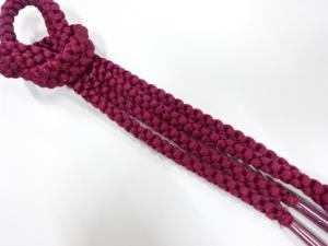 未使用品　正絹　手組帯締め